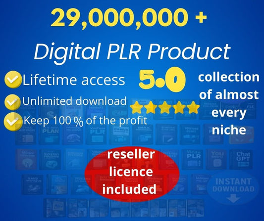🔥 29 Million Digital Products [Buy the Entire Store] 🔥