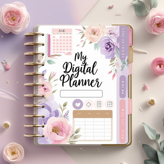 2025 Monthly Planner on Two Pages, Monthly Planner, Monthly Planner, Month Overview, Printable and Fillable, A4/A5/Letter/Half Size